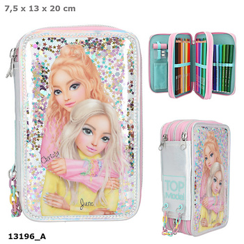 Piórnik potrójny z wyposażeniem Top Model Electric 13196A