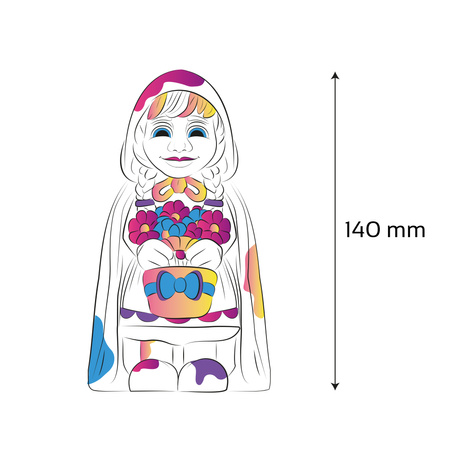 Kolorowanka 3D Red Riding Hood