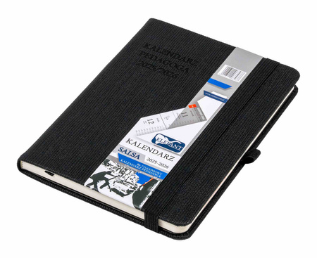 Kalendarz Pedagoga 2025/2026  Salsa B6 tygodniowy czarny