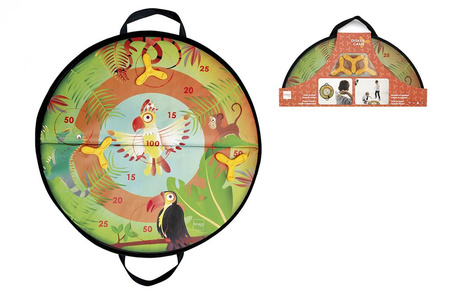 Gra Rzutki magnetyczne z dyskami Dżungla Scratch