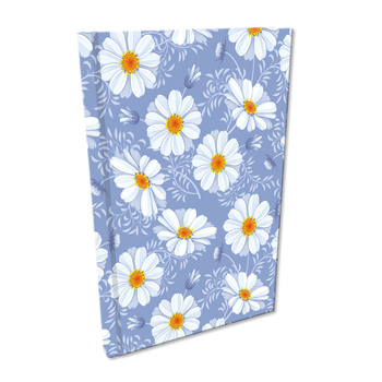 Notes A5 kratka Soft Touch Stokrotki Retro