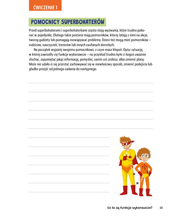 Funkcje wykonawcze Ćwiczenia dla dzieci