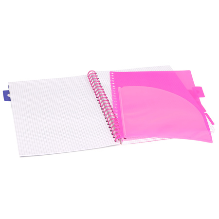 Kołozeszyt Strigo A4 Project Book Neon zielony kratka