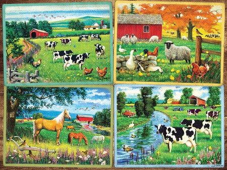 Puzzle 275 XL Przyjaciele z jednej farmy 113628