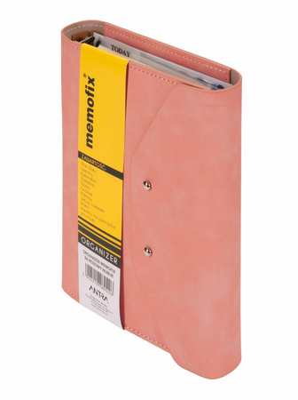 Organizer budżetownik 2026 B6 różowy nubuk