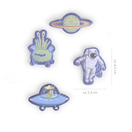 Karteczki samoprzylepne Space Adventure  1szt. mix