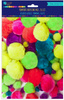 Pompony akrylowe neon mix 156 szt.156