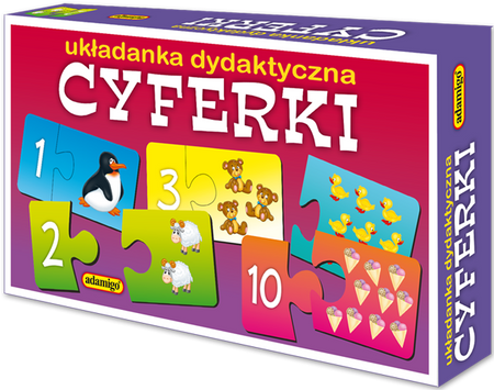 Gra Cyferki puzzlowa układanka dydaktyczna