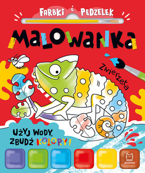 Zwierzęta. Farbki i pędzelek