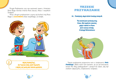 Dzieci poznają dziesięć przykazań. Nasza wspólnota