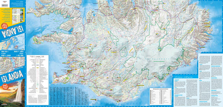 Islandia map&guide PL laminat 2023