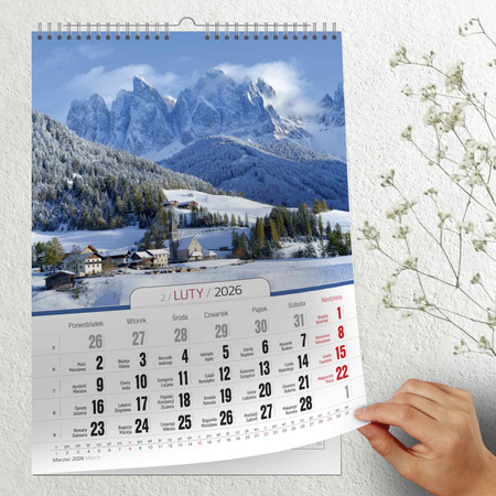 Kalendarz 2026 Pejzaże A3 ścienny