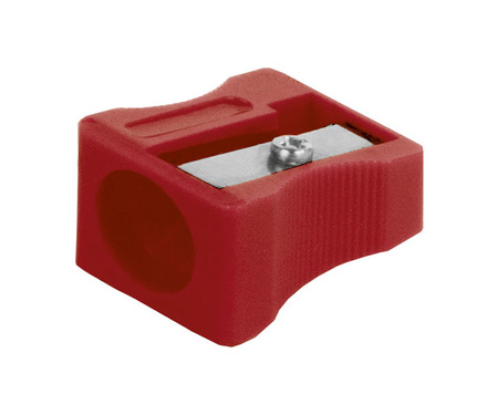 Kredki ołówkowe heksagonalne z czarnego drewna Astra 12 kolorów z temperówką