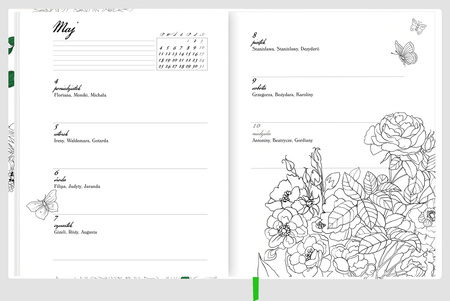 Kalendarz 2026 tygodniowy Antystresowy