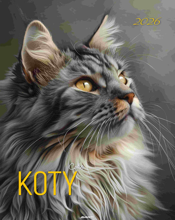 Kalendarz 2026 A3 koty A3-13
