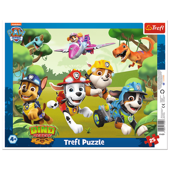 Puzzle 25 Ramkowe Wyczynowe triki piesków Viacom PAW Patrol 31429