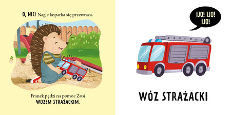 Zosia odkrywa pojazdy. Jeżyk Franek