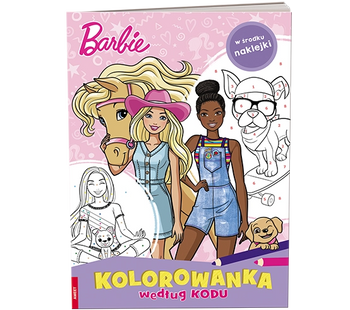 Barbie Kolorowanka według kodu KKO-1101