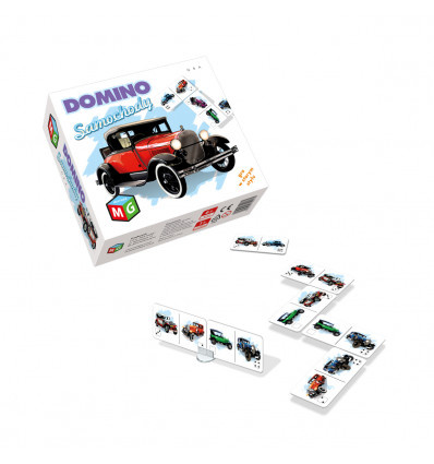 Gra Domino samochody w starym stylu