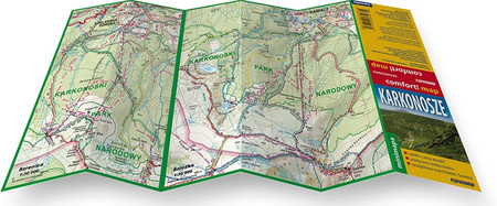 Karkonosze mapa turystyczna laminat mini 2022