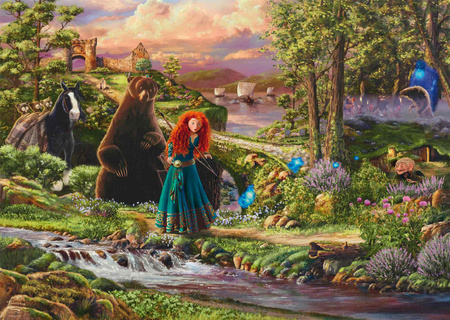 Puzzle PQ 1000 T.Kinkade Merida waleczna 112965
