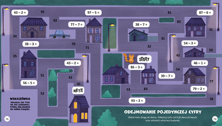 Niesamowite labirynty matematyczne. Dodawanie i odejmowanie