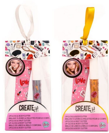 Zestaw błyszczyk brokat do ciała Create It! mix kolorów
