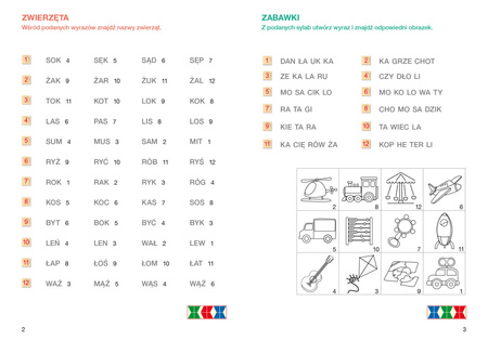 PUS Dyslektyczne potyczki 2 - Zadania obrazkowo-językowe