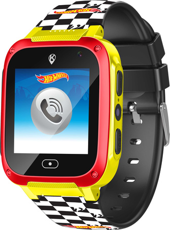 Smartwatch dla dziecka z połączeniami głosowymi KiDiZ Hot Wheels
