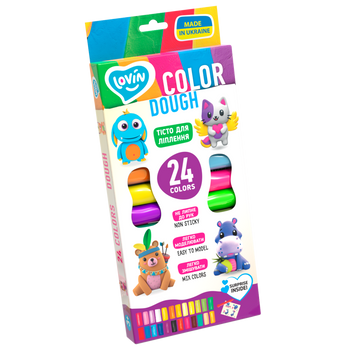 Masa Plastyczna lekka TM Lovin Color Doug 24 kolory +akcesoria