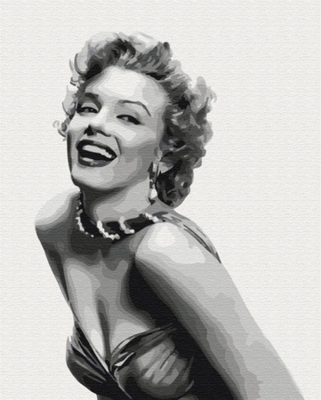 Malowanie po numerach BRUSHME 40x50 cm Niezapomniana Monroe