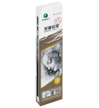 Węgiel w drewnie czarny Grand Maries 12 szt.