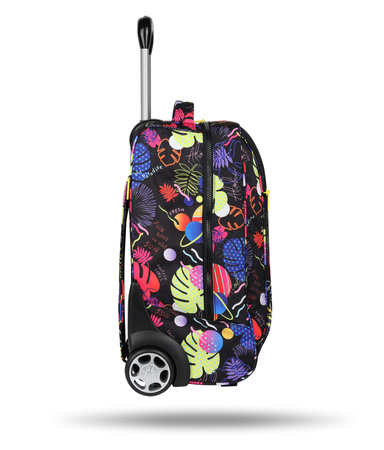 Plecak młodzieżowy na kółkach Disney Black Compact Stitch