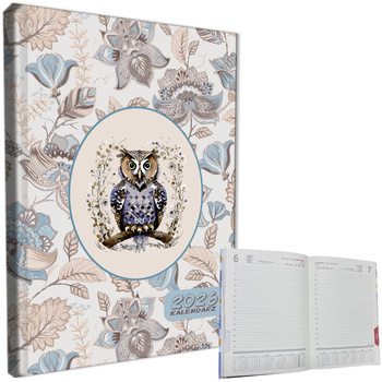 Kalendarz 2026 A5 dzienny sb/nd osobno Sowa