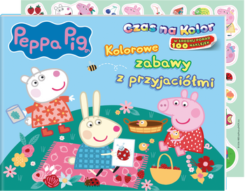 Kolorowe zabawy z przyjaciółmi. Świnka Peppa. Czas na kolor