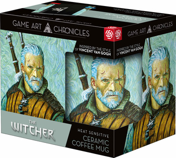 Kubek 450ml Game Art Chronicles The Witcher Geralt Van Gogh Mug