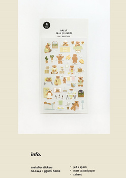 Naklejki ozdobne Misiowy Dom