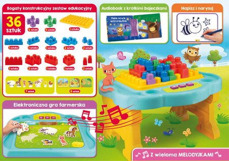 Lisciani Carotina baby Moje pierwsze biurko elektroniczne 304-PL76628