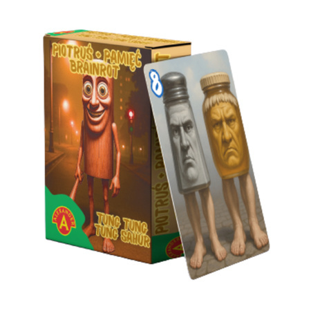 Karty Piotruś + Pamięć Brainrot Tung Tung Tung Sahur