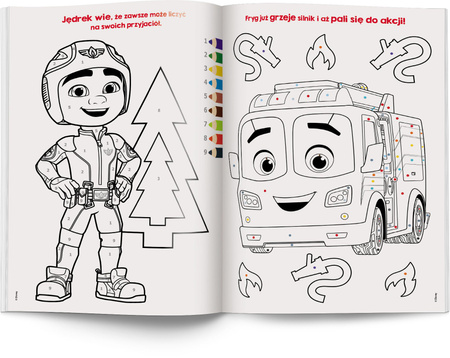 Disney Straż Ekipa Kolorowanka według kodu KKO-9104