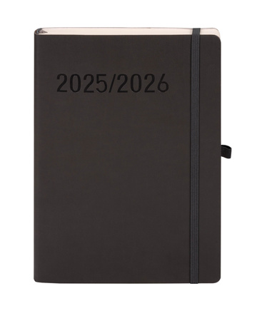 Kalendarz 2025/2026 18 m-cy B5 TDW grafitowy