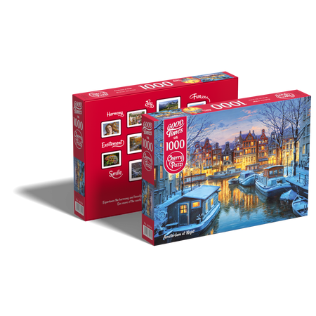 Puzzle 1000 CherryPazzi Amsterdam at Night 30264