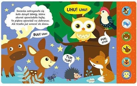 Sarenka w lesie. Naśladuj dźwięki