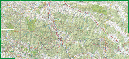 Beskid Sądecki mapa turystyczna 1:50 000 laminat 2024