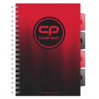 Kołobrulion B5 Coolpack 100 kartek gradient cranberry