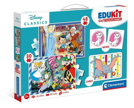 Puzzle+ Gra 4w1 Edukit Disney 18290