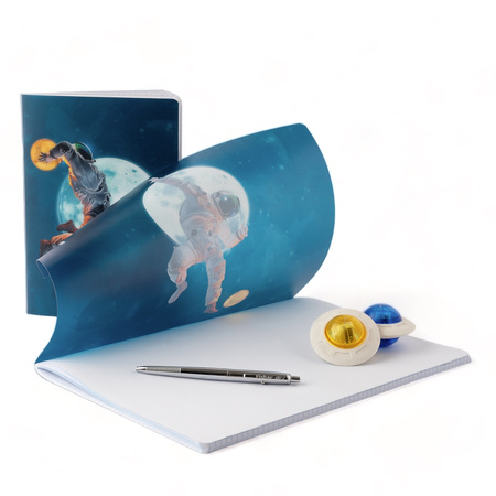 Paczka Zeszyt A5 Cosmo 60k kratka 9 szt.