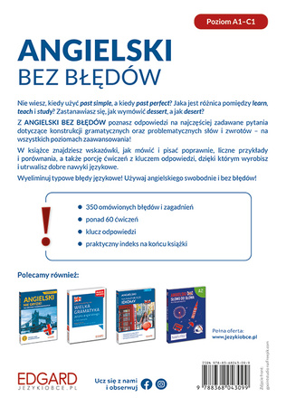 Angielski bez błędów. Poziom A1-C1