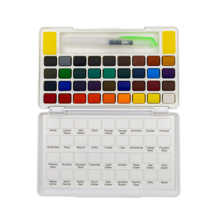 Zestaw farb akwarelowych ASTRA ART&HOBBY 36 kol + pędzelek wodny + paletka