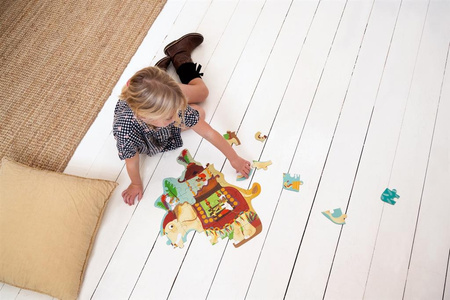 Puzzle konturowe Słoń 37 elementów Scratch